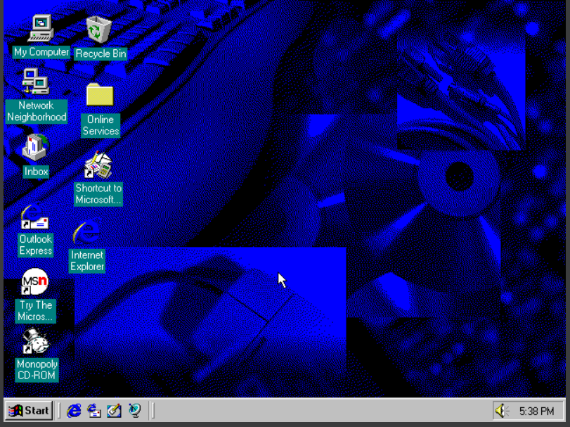 Windows 95 Desktop